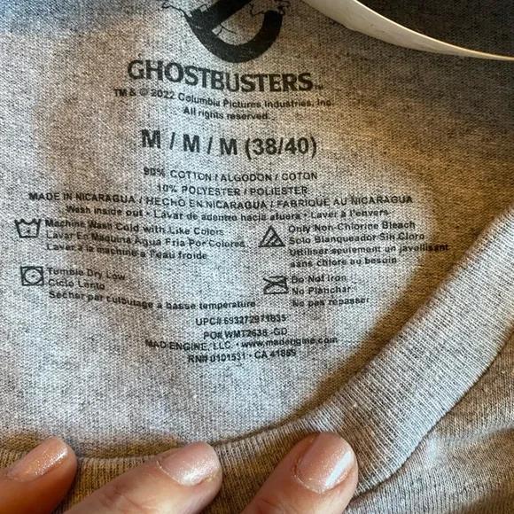 MAD Engine Men’s Gray Ghostbusters Graphic T-shirt - Picture 13 of 14